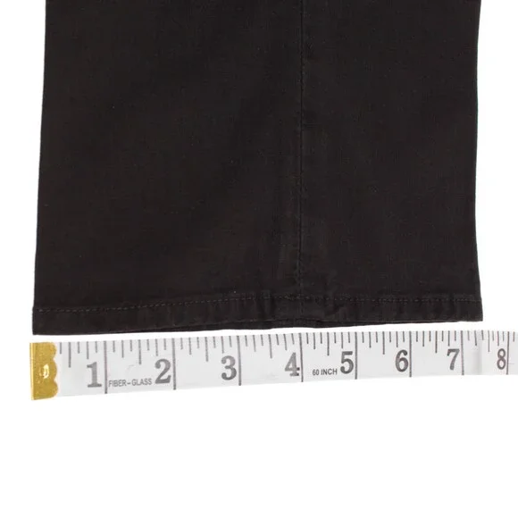 Zanella NWT Chinos / Casual Pants Size 34 US Noah In Solid Black Cotton Blend